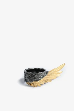 Zadig & Voltaire Bijoux^Bague Rock Feather Deployez Vos Ailes