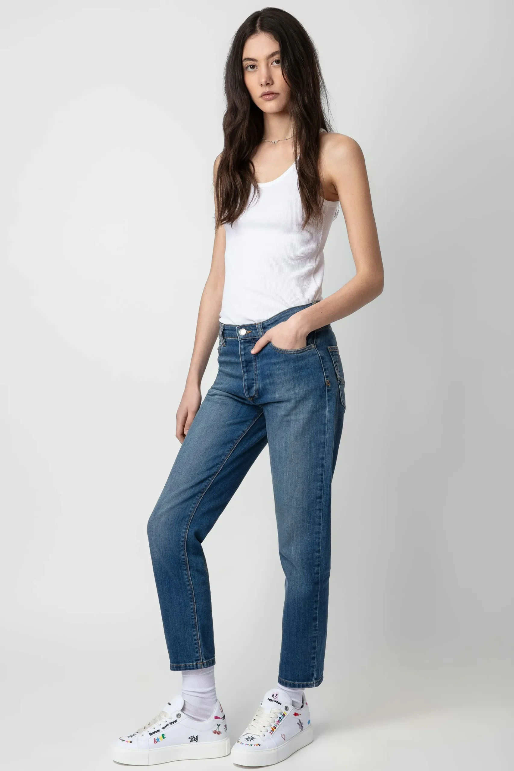 Zadig & Voltaire Formateurs^Baskets Basses Epaisses La Flash Zv1747