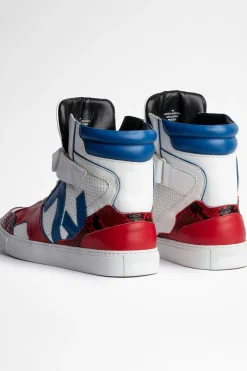 Zadig & Voltaire Chaussures^Baskets En Metal A Flash Eleve Zv1747