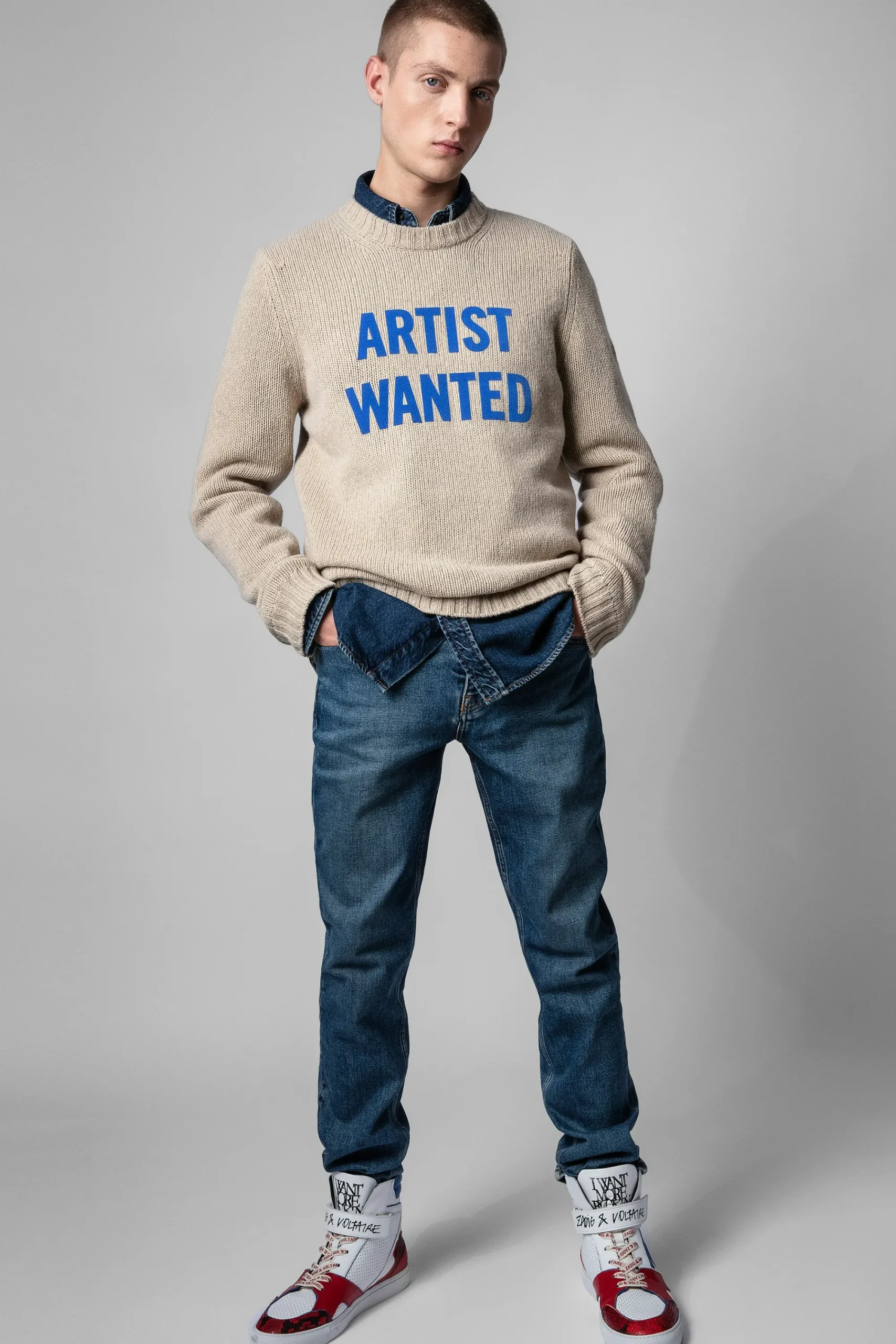 Zadig & Voltaire Chaussures^Baskets En Metal A Flash Eleve Zv1747