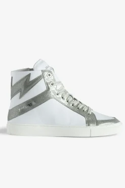 Zadig & Voltaire Formateurs^Baskets Montantes Brevetees Zv1747 High Flash Infinity