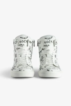 Zadig & Voltaire Formateurs^Baskets Montantes Zv1747 High Flash