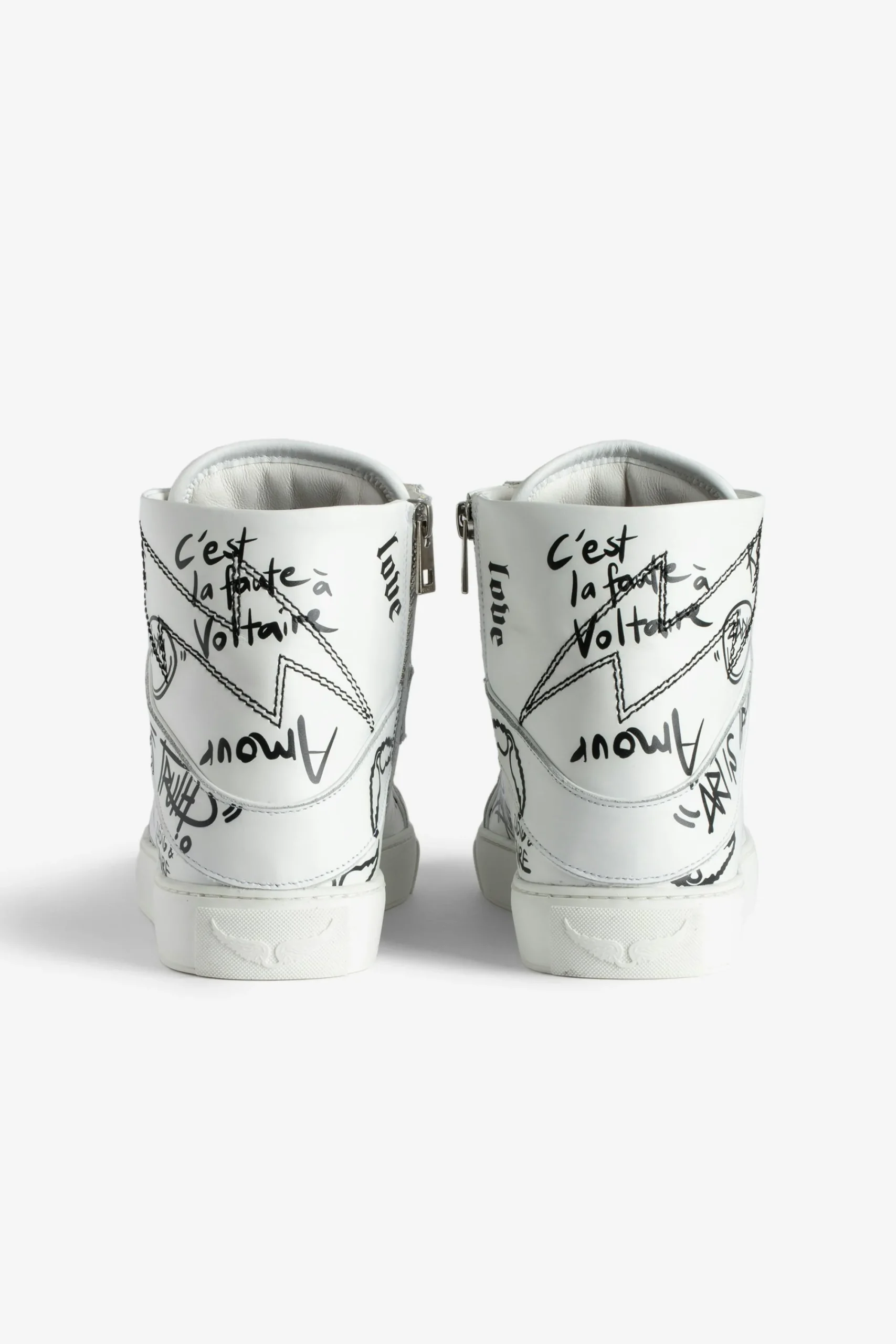 Zadig & Voltaire Formateurs^Baskets Montantes Zv1747 High Flash