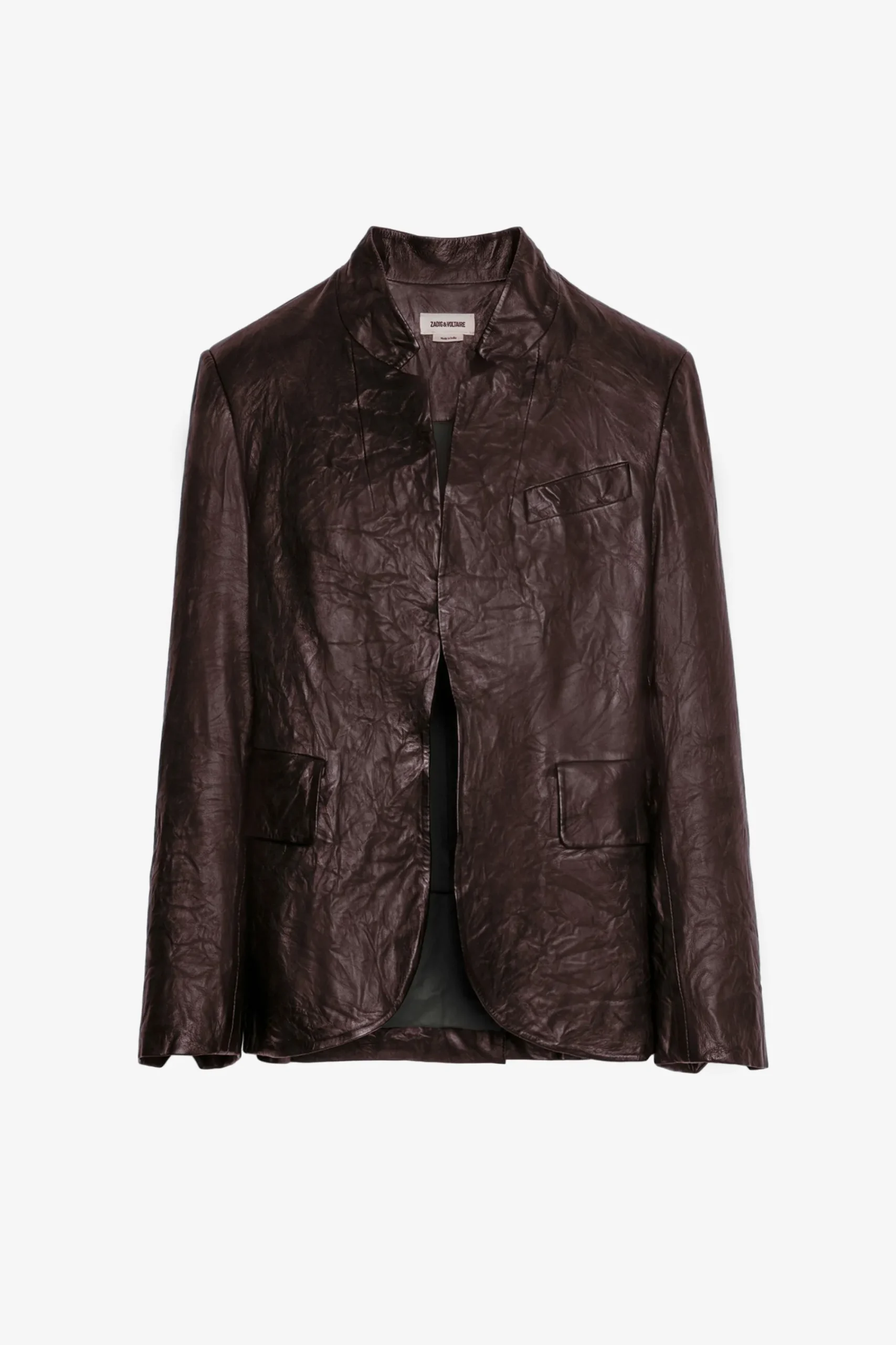 Zadig & Voltaire Costumes^Blazer En Cuir Froisse Verys