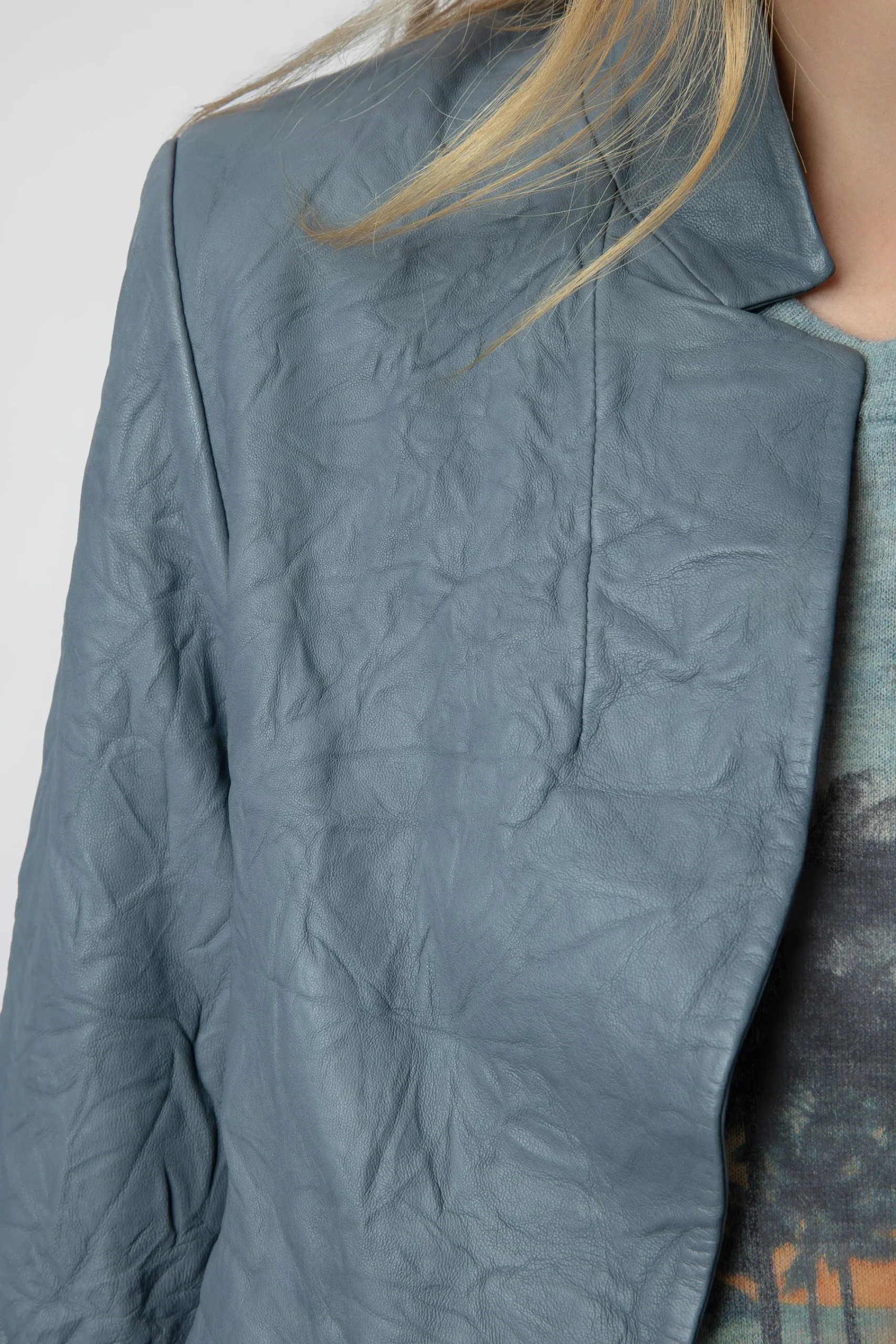 Zadig & Voltaire Vestes^Blazer En Cuir Froisse Verys