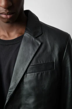 Zadig & Voltaire Manteaux Et Vestes^Blazer En Cuir Valfried