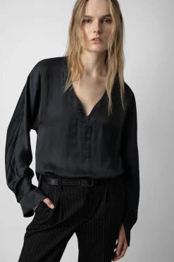 Zadig & Voltaire Chemises Et Hauts^Blouse En Satin Tonastir