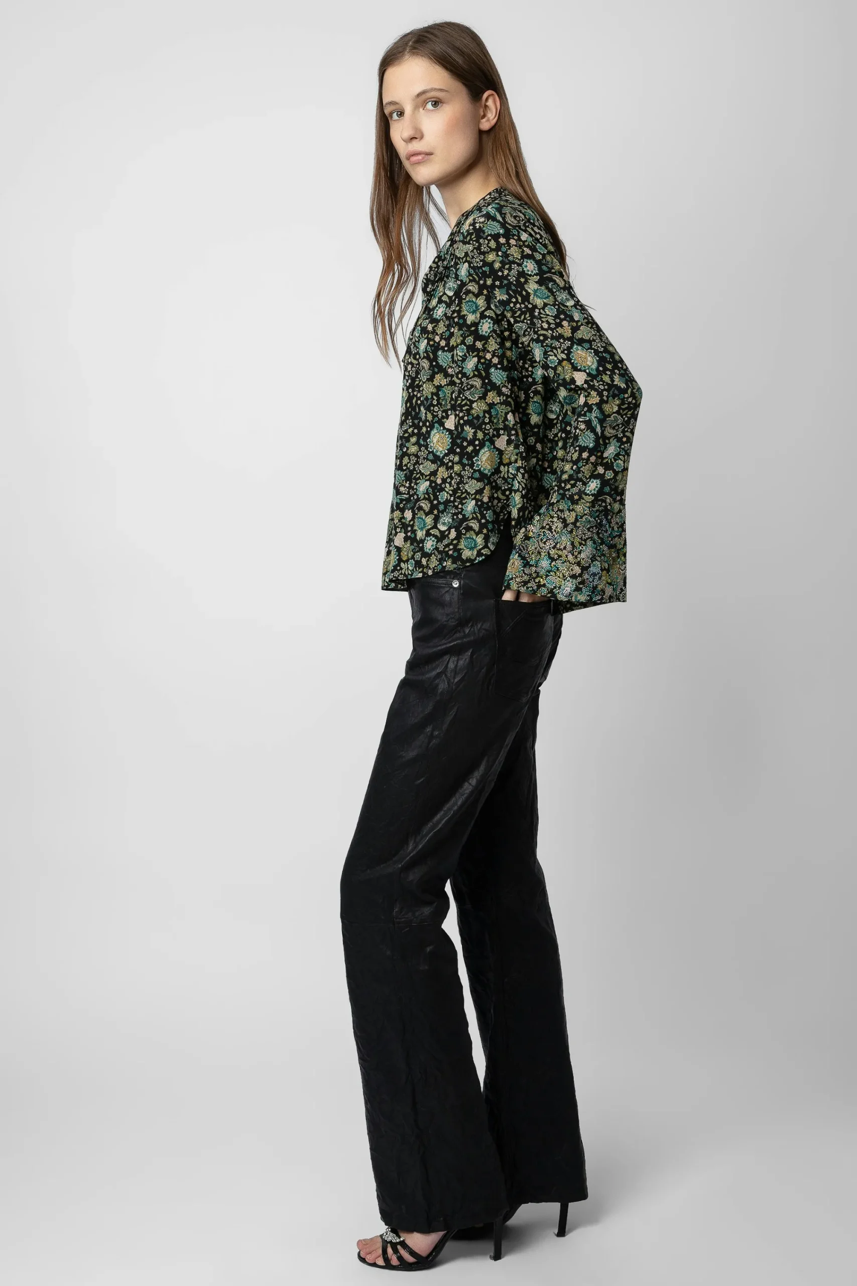 Zadig & Voltaire Chemises Et Hauts^Blouse Taika En Soie A Strass