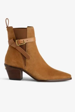 Zadig & Voltaire Bottes^Bottines En Daim Tyler