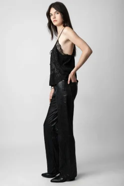 Zadig & Voltaire Chemises Et Hauts^Caraco Capela En Soie A Strass