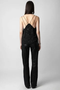 Zadig & Voltaire Chemises Et Hauts^Caraco Capela En Soie A Strass