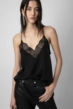 Zadig & Voltaire Chemises Et Hauts^Caraco Christy En Soie Jacquard