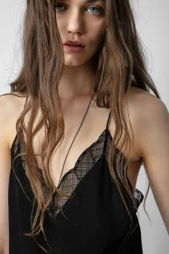 Zadig & Voltaire Chemises Et Hauts^Caraco Court En Soie Christy