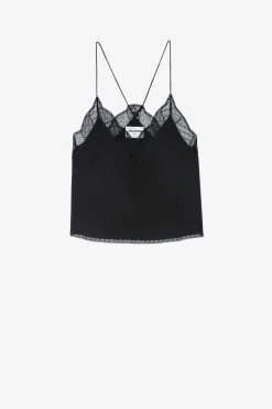 Zadig & Voltaire Chemises Et Hauts^Caraco Court En Soie Christy