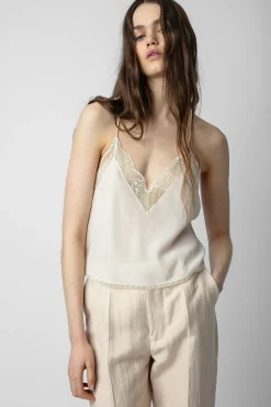 Zadig & Voltaire Chemises Et Hauts^Caraco Court En Soie Christy