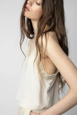 Zadig & Voltaire Chemises Et Hauts^Caraco Court En Soie Christy