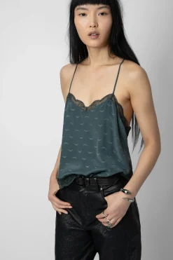 Zadig & Voltaire Chemises Et Hauts^Caraco En Jacquard De Soie Claudy