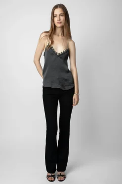 Zadig & Voltaire Chemises Et Hauts^Caraco En Satin Chrisa