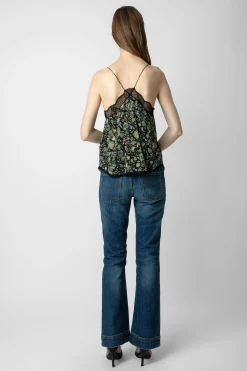 Zadig & Voltaire Chemises Et Hauts^Caraco En Soie A Strass Christy