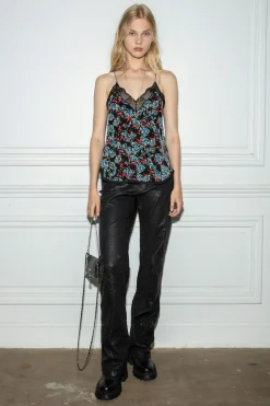 Zadig & Voltaire Chemises Et Hauts^Caraco En Soie Christy Thunder