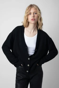Zadig & Voltaire Pulls Et Gilets^Cardigan En Cachemire A Bijoux Mirka