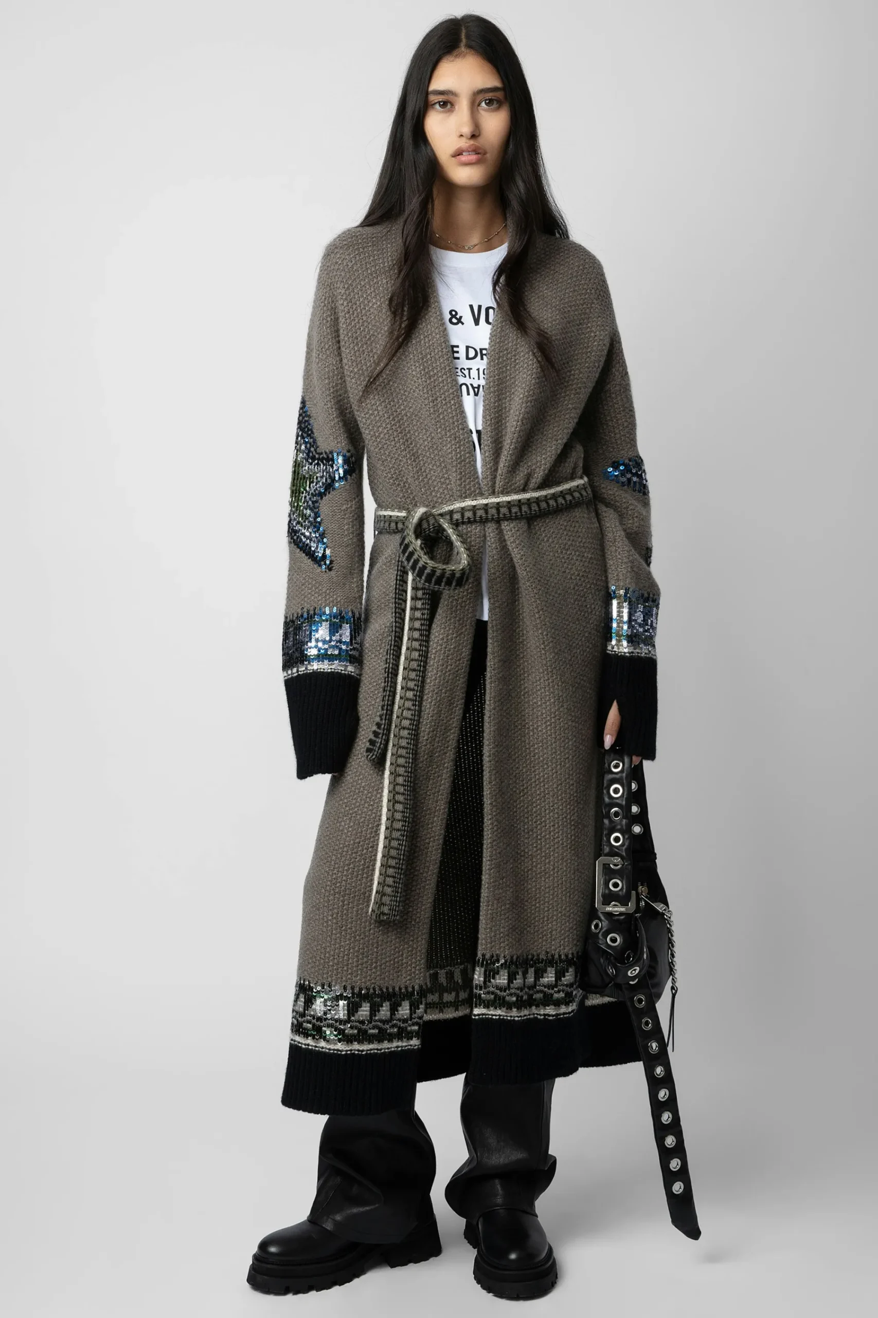 Zadig & Voltaire Pulls Et Gilets^Cardigan En Cachemire A Sequins Rosanny