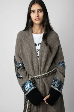 Zadig & Voltaire Pulls Et Gilets^Cardigan En Cachemire A Sequins Rosanny