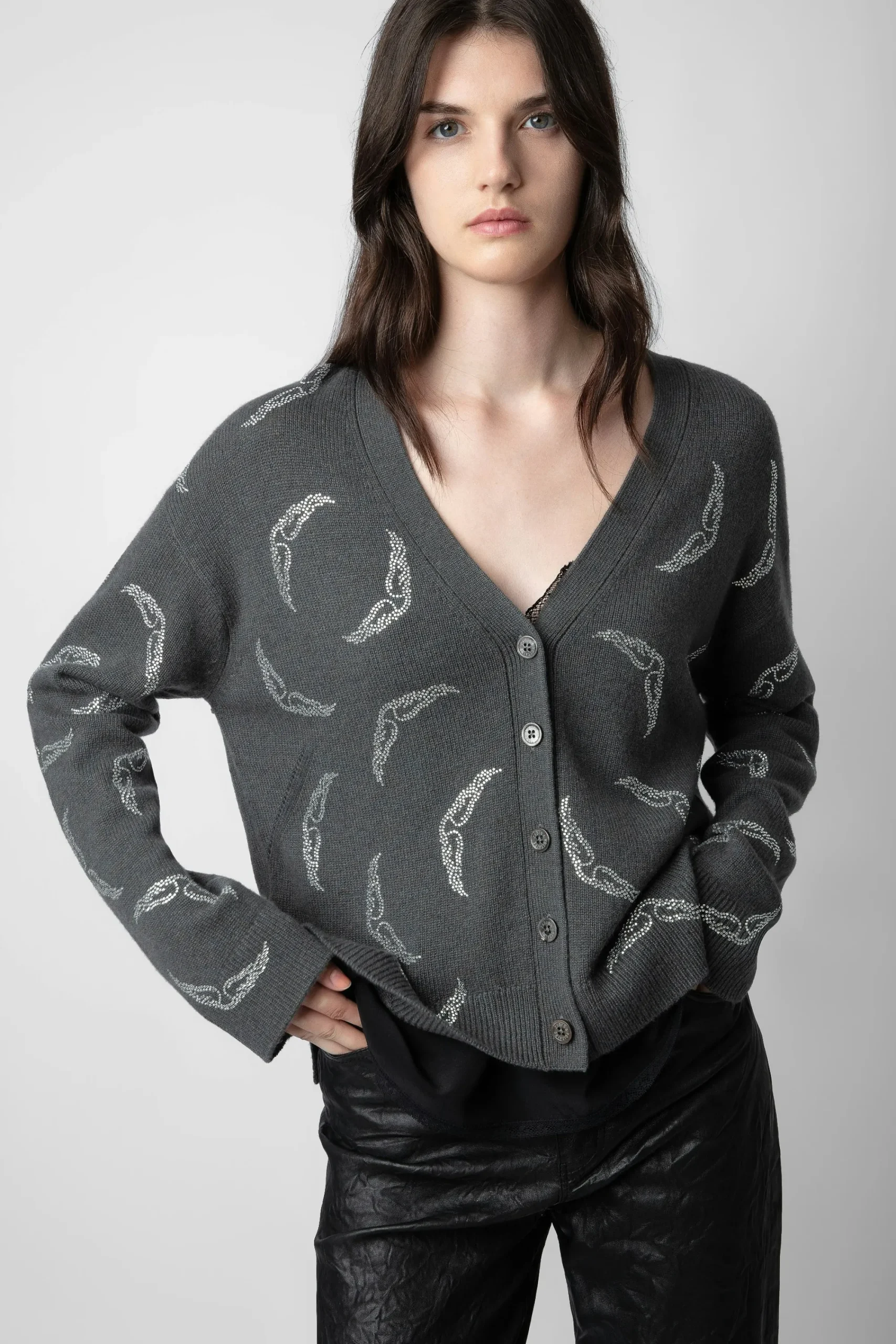 Zadig & Voltaire Pulls Et Gilets^Cardigan En Cachemire Mirka Diamante