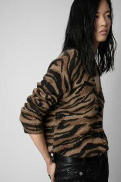 Zadig & Voltaire Pulls Et Gilets^Cardigan En Cachemire Mirka Tigre
