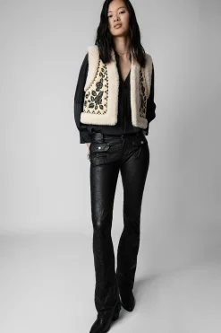 Zadig & Voltaire Manteaux Et Vestes^Cardigan Feti En Peau De Mouton