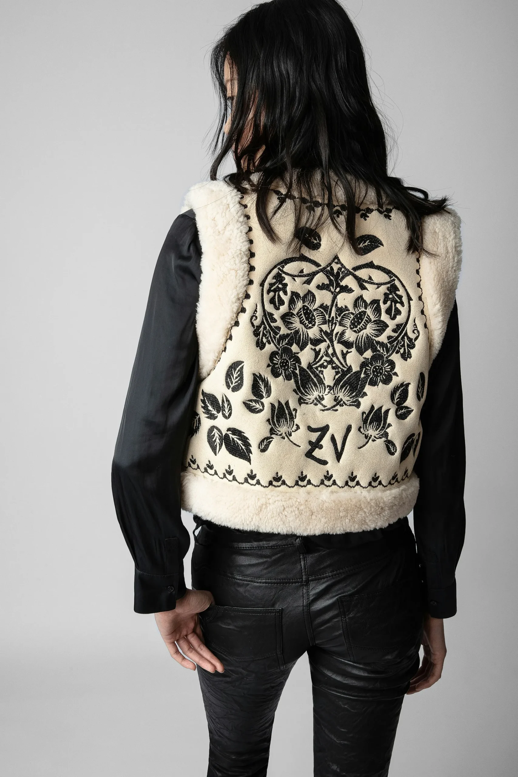 Zadig & Voltaire Manteaux Et Vestes^Cardigan Feti En Peau De Mouton