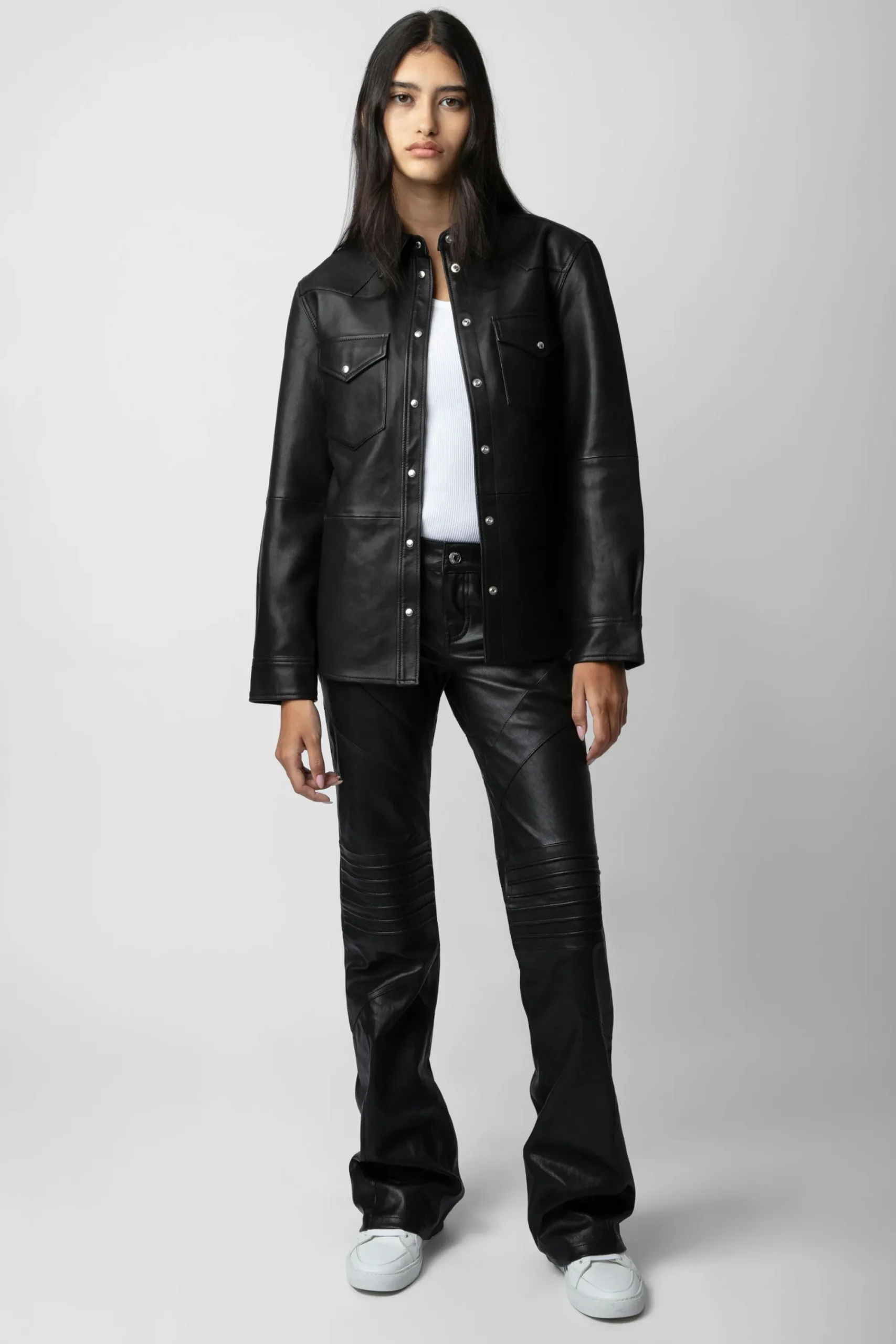 Zadig & Voltaire Chemises Et Hauts^Chemise En Cuir Thelma