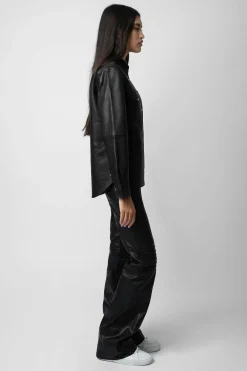 Zadig & Voltaire Chemises Et Hauts^Chemise En Cuir Thelma