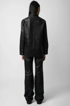 Zadig & Voltaire Chemises Et Hauts^Chemise En Cuir Thelma