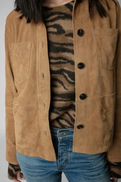 Zadig & Voltaire Manteaux Et Vestes^Chemise En Daim Toi