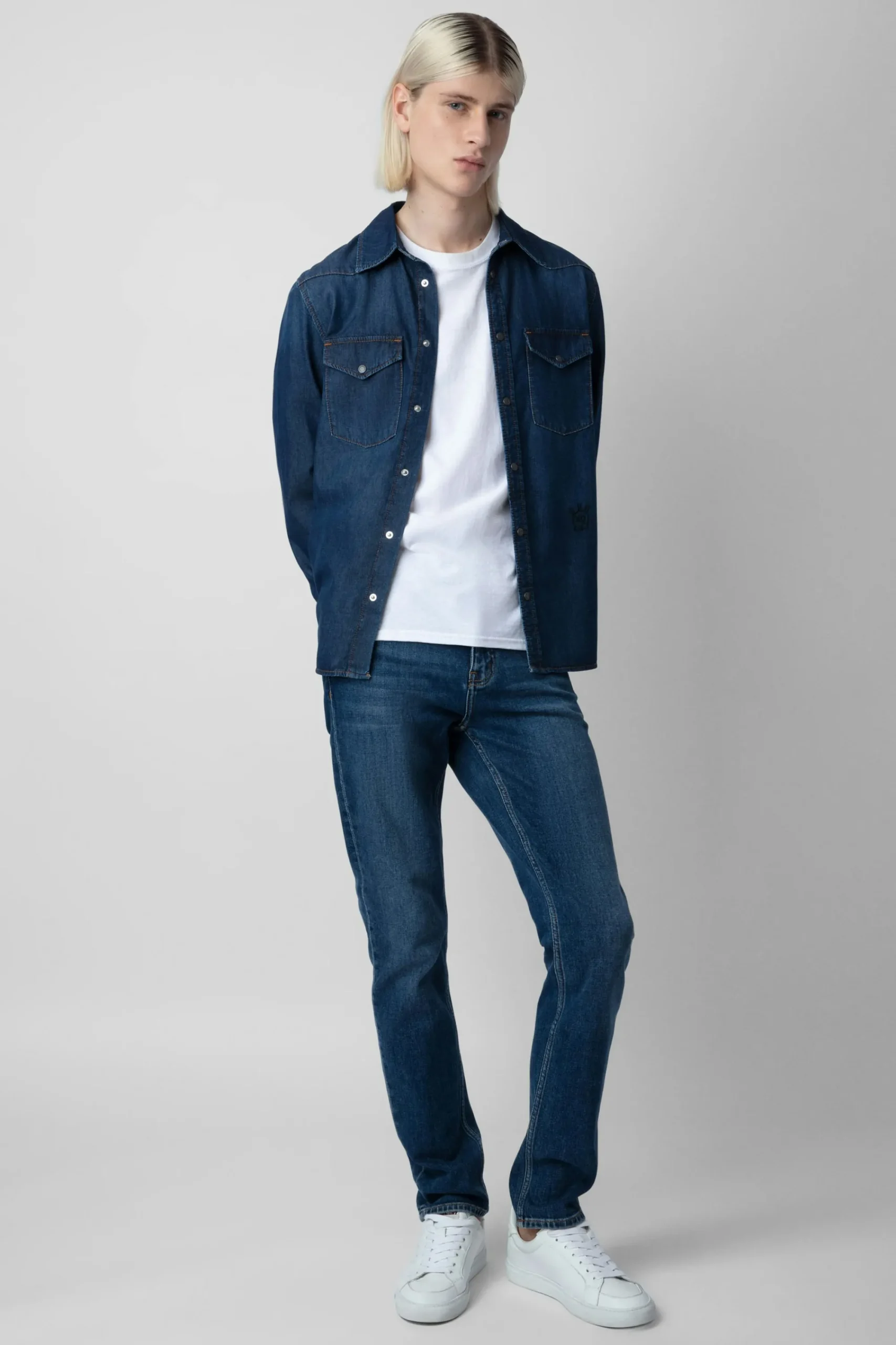 Zadig & Voltaire Chemises^Chemise En Jean Stan Skull