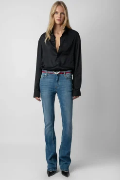 Zadig & Voltaire Unisexe^Chemise En Satin Tyrone