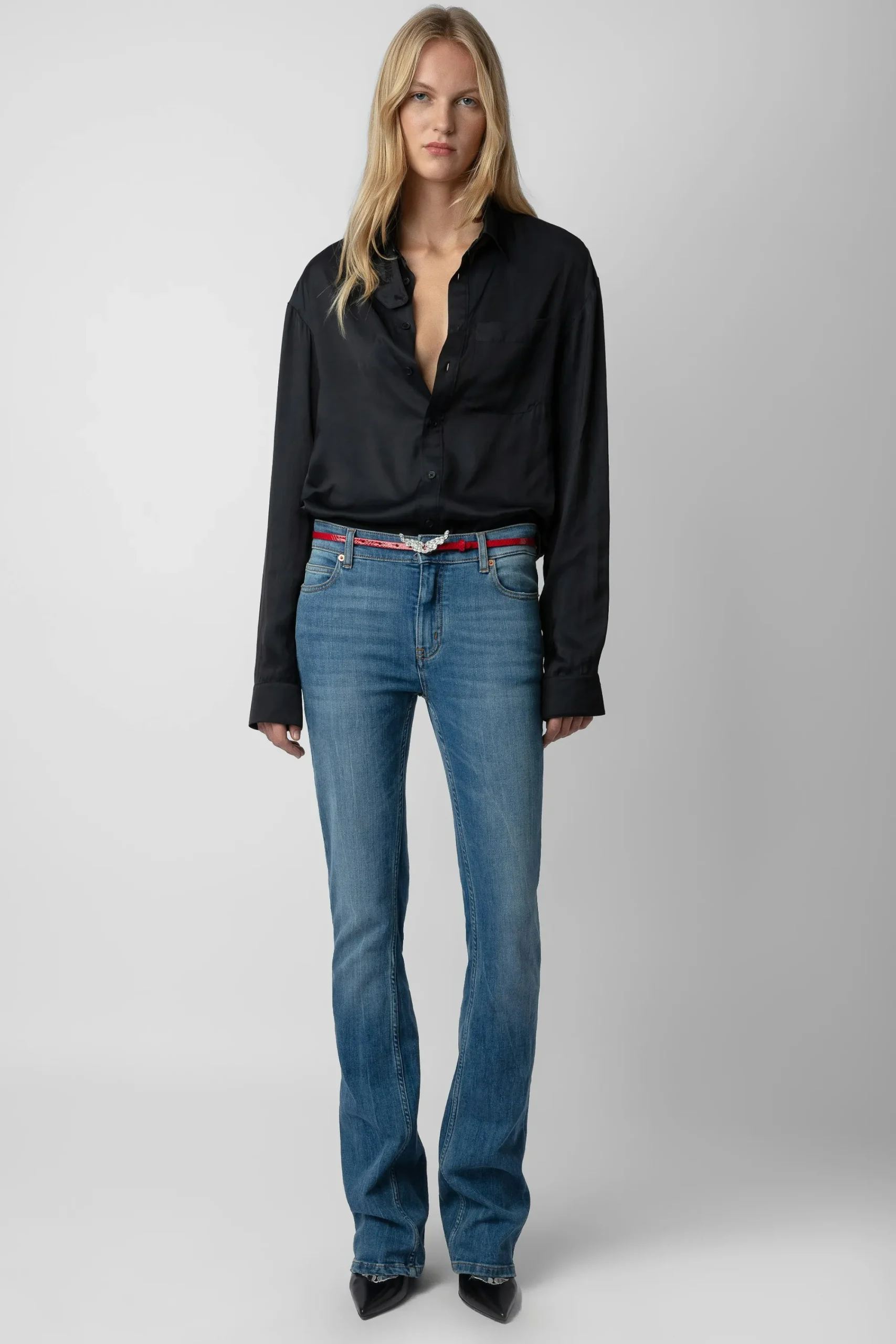 Zadig & Voltaire Unisexe^Chemise En Satin Tyrone