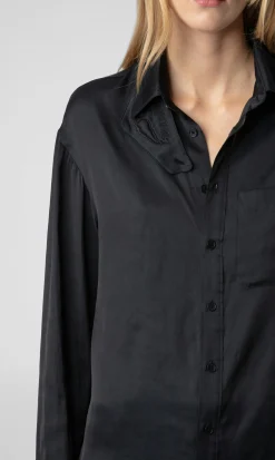 Zadig & Voltaire Unisexe^Chemise En Satin Tyrone