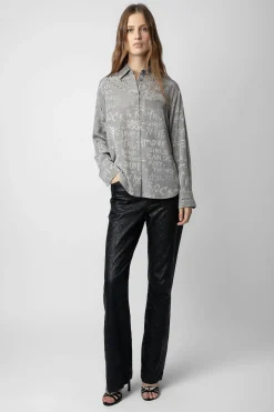Zadig & Voltaire Chemises Et Hauts^Chemise En Soie Jacquard Morning