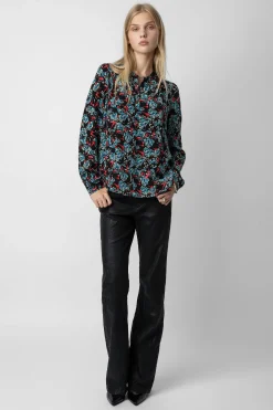 Zadig & Voltaire Chemises Et Hauts^Chemise En Soie Tchin Thunder