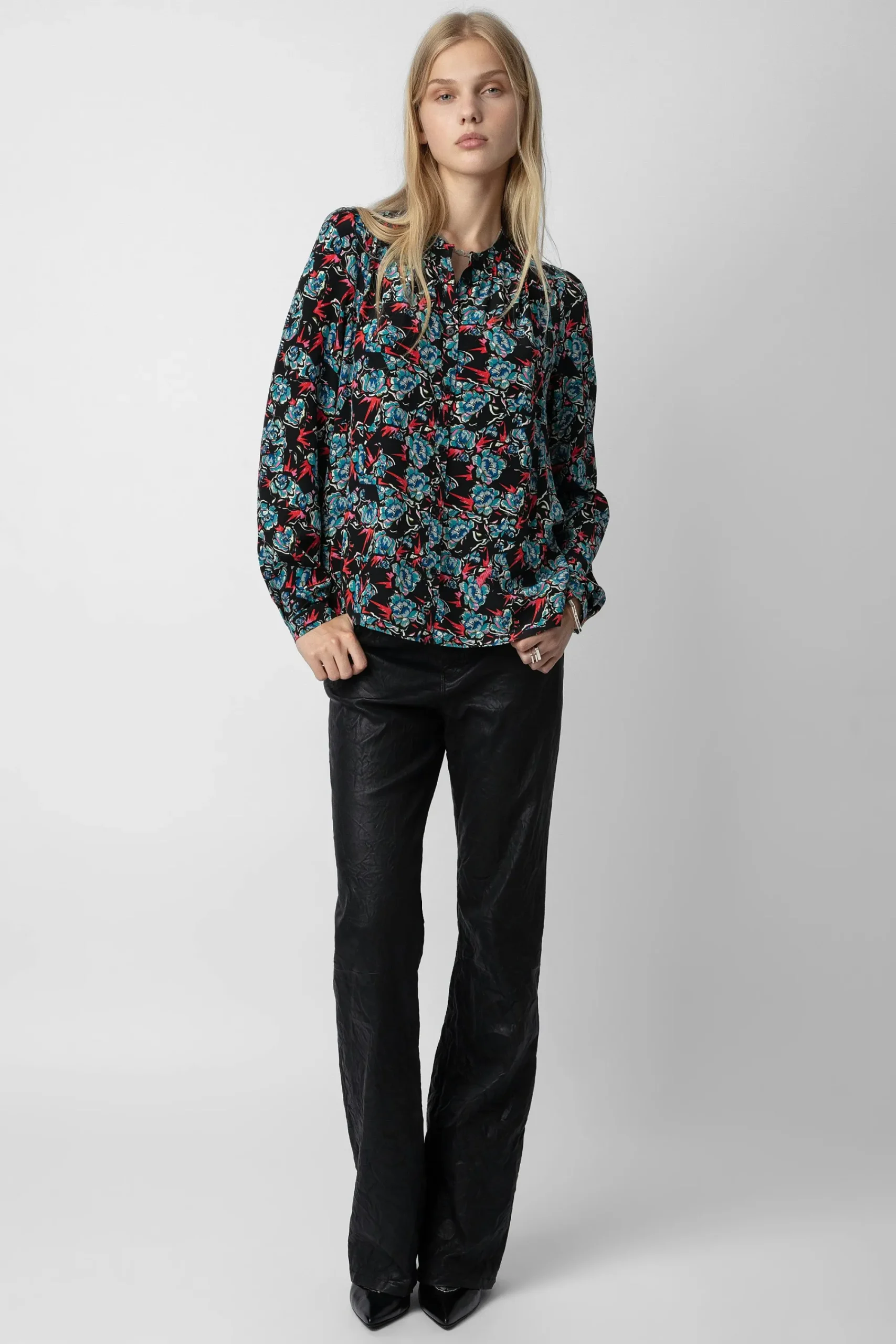 Zadig & Voltaire Chemises Et Hauts^Chemise En Soie Tchin Thunder