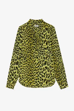 Zadig & Voltaire Chemises Et Hauts^Chemisier En Soie Leopard Taos