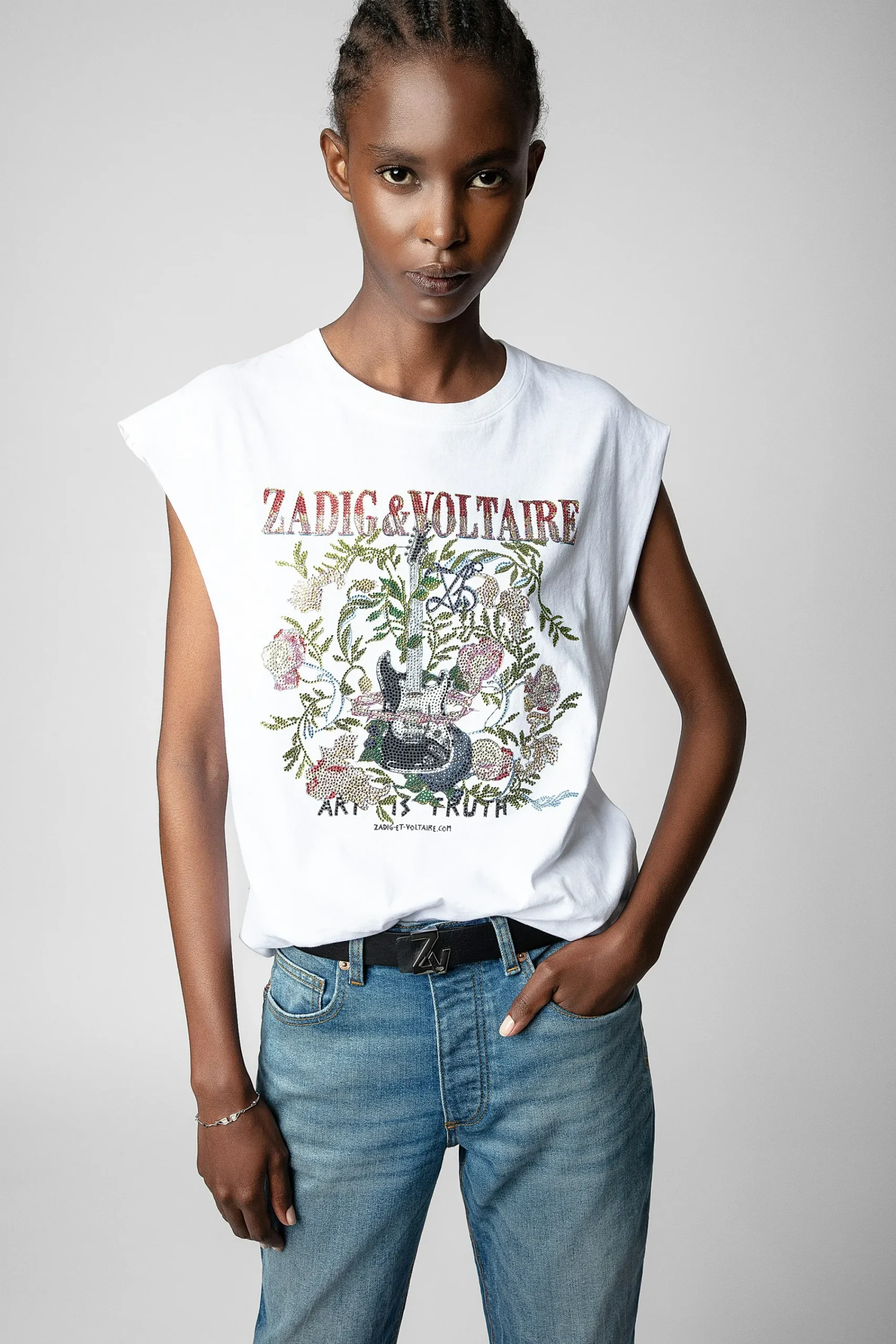 Zadig & Voltaire T-Shirts^Debardeur Guitare Cecilia