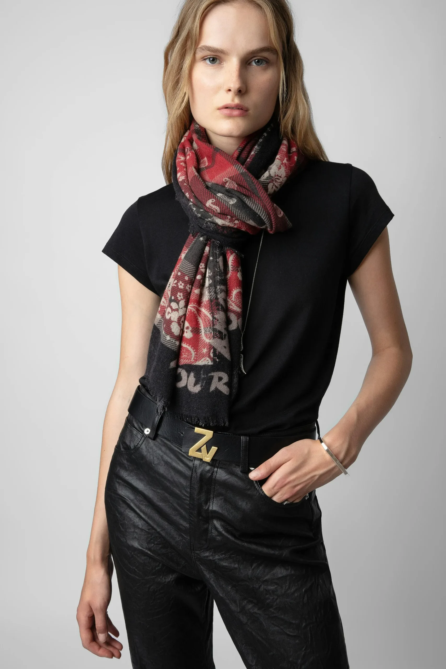 Zadig & Voltaire Echarpes^Echarpe Longue En Cachemire Delta