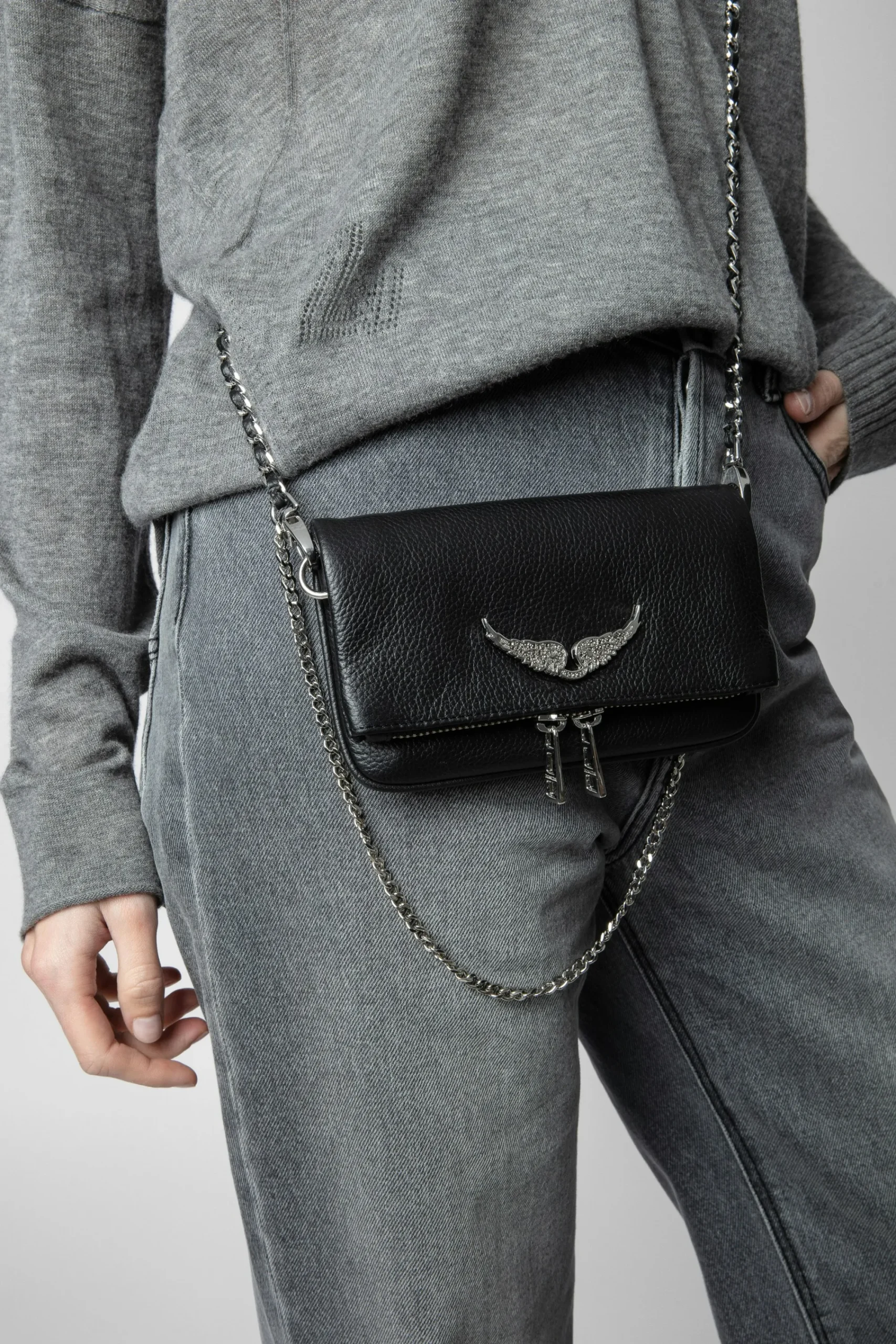 Zadig & Voltaire Mini-Sacs^Embrayage Swing Your Wings Rock Nano