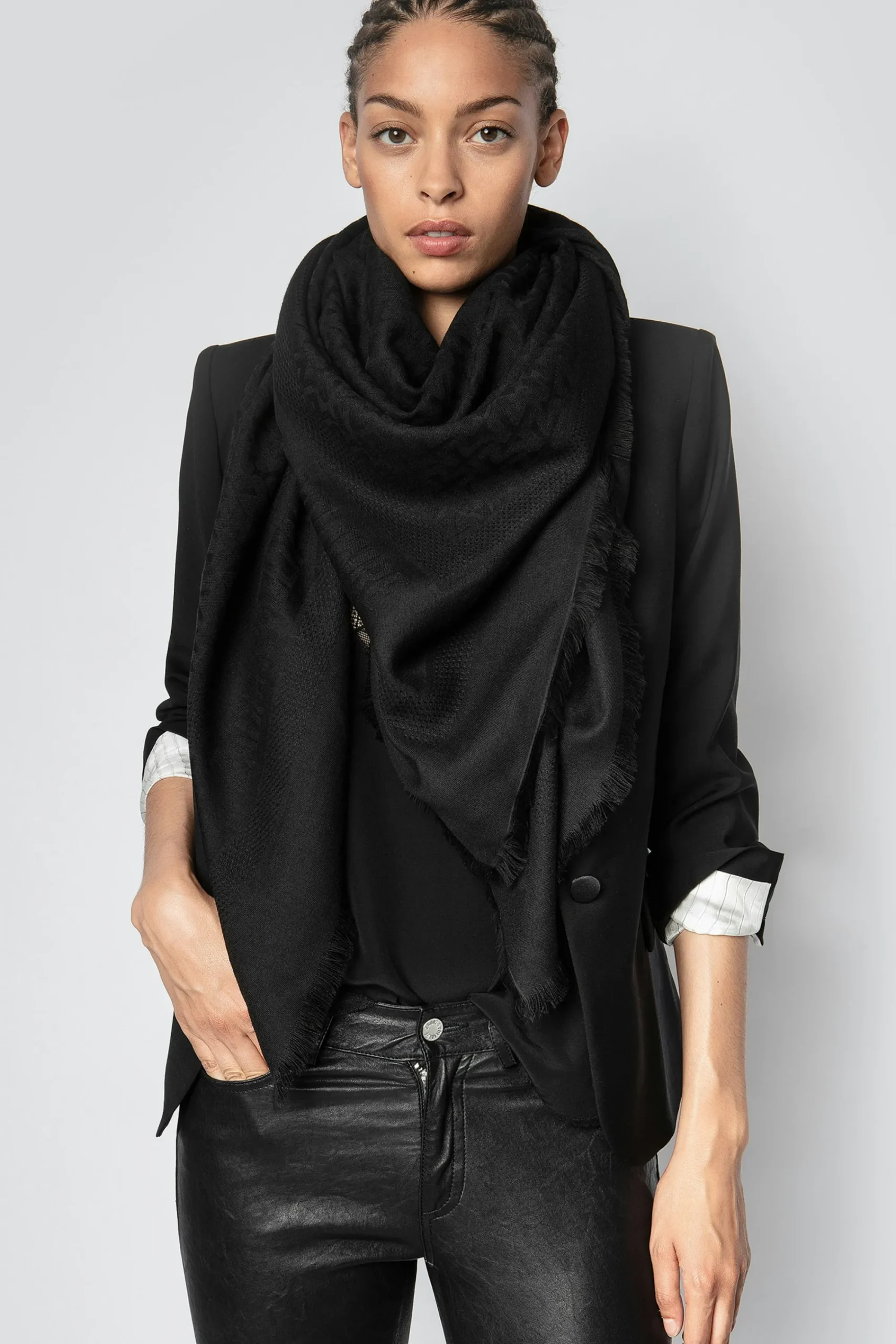 Zadig & Voltaire Echarpes^Glenn Zv Initiale Foulard