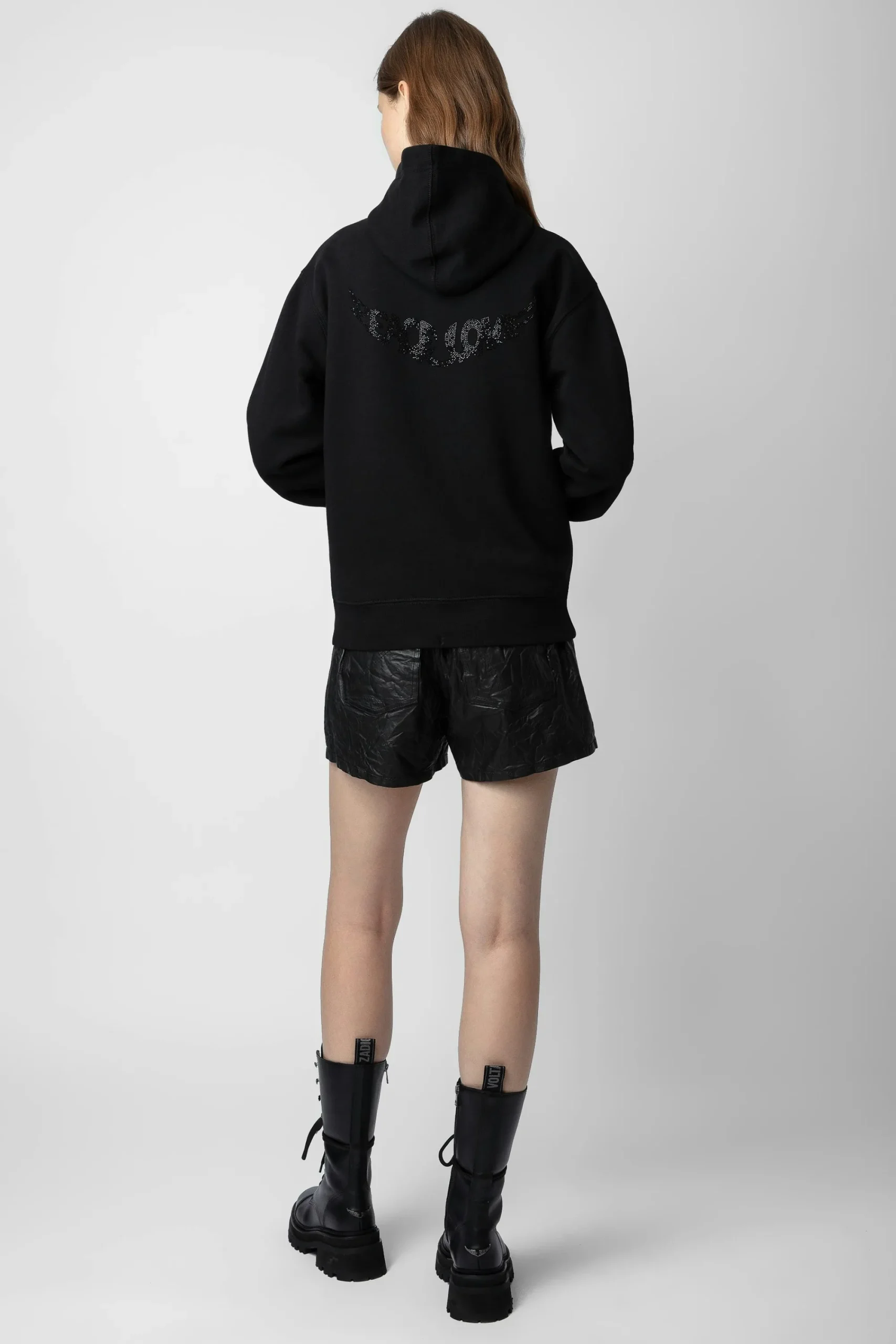 Zadig & Voltaire Sweat-Shirts^Harper Peace&Love Sweat A Capuche A Strass