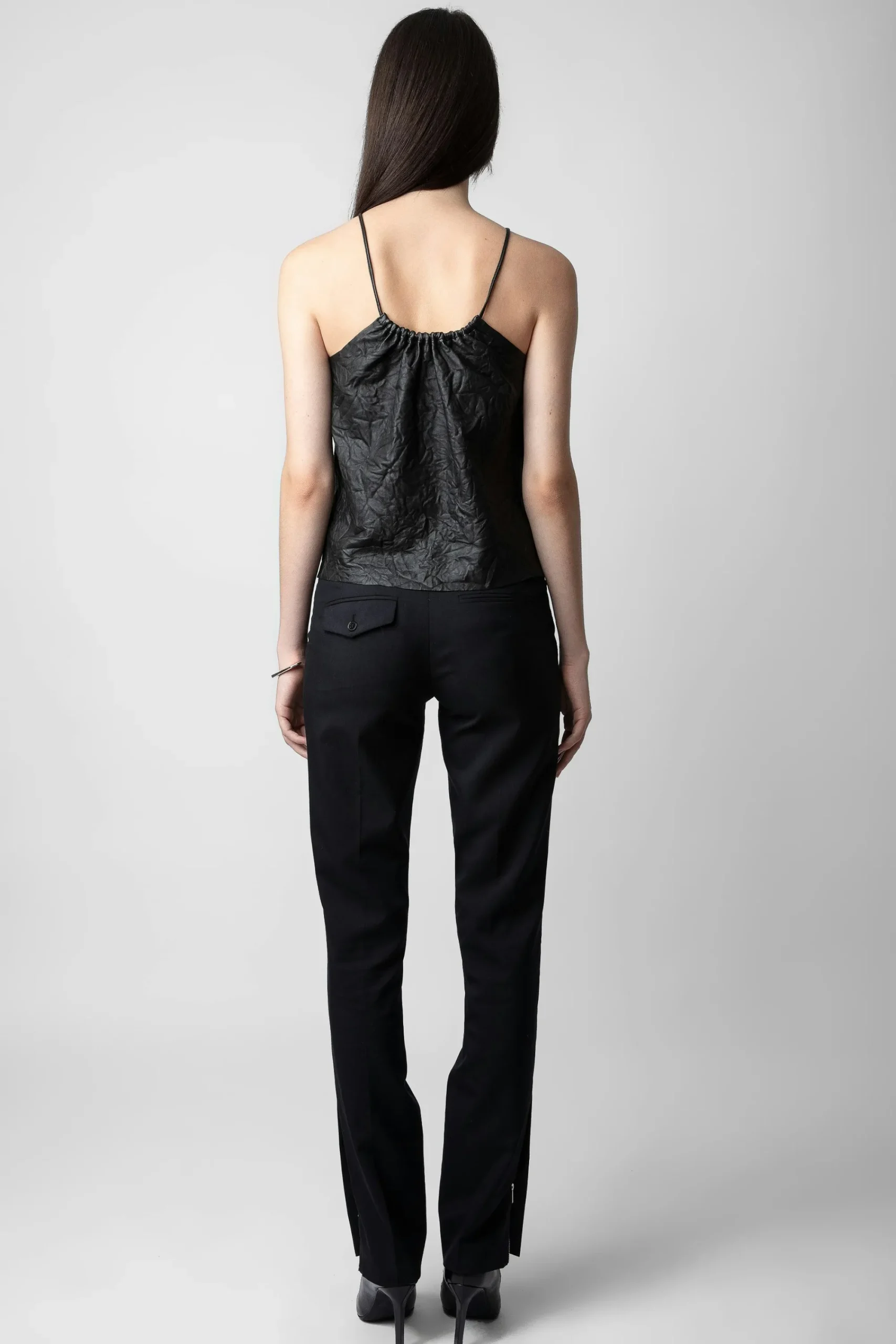 Zadig & Voltaire Chemises Et Hauts^Haut En Cuir Froisse Cidonie