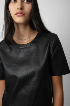 Zadig & Voltaire Chemises Et Hauts^Haut En Cuir Tas